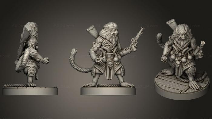 Figurines heroes, monsters and demons (Boomy, STKM_1892) 3D models for cnc